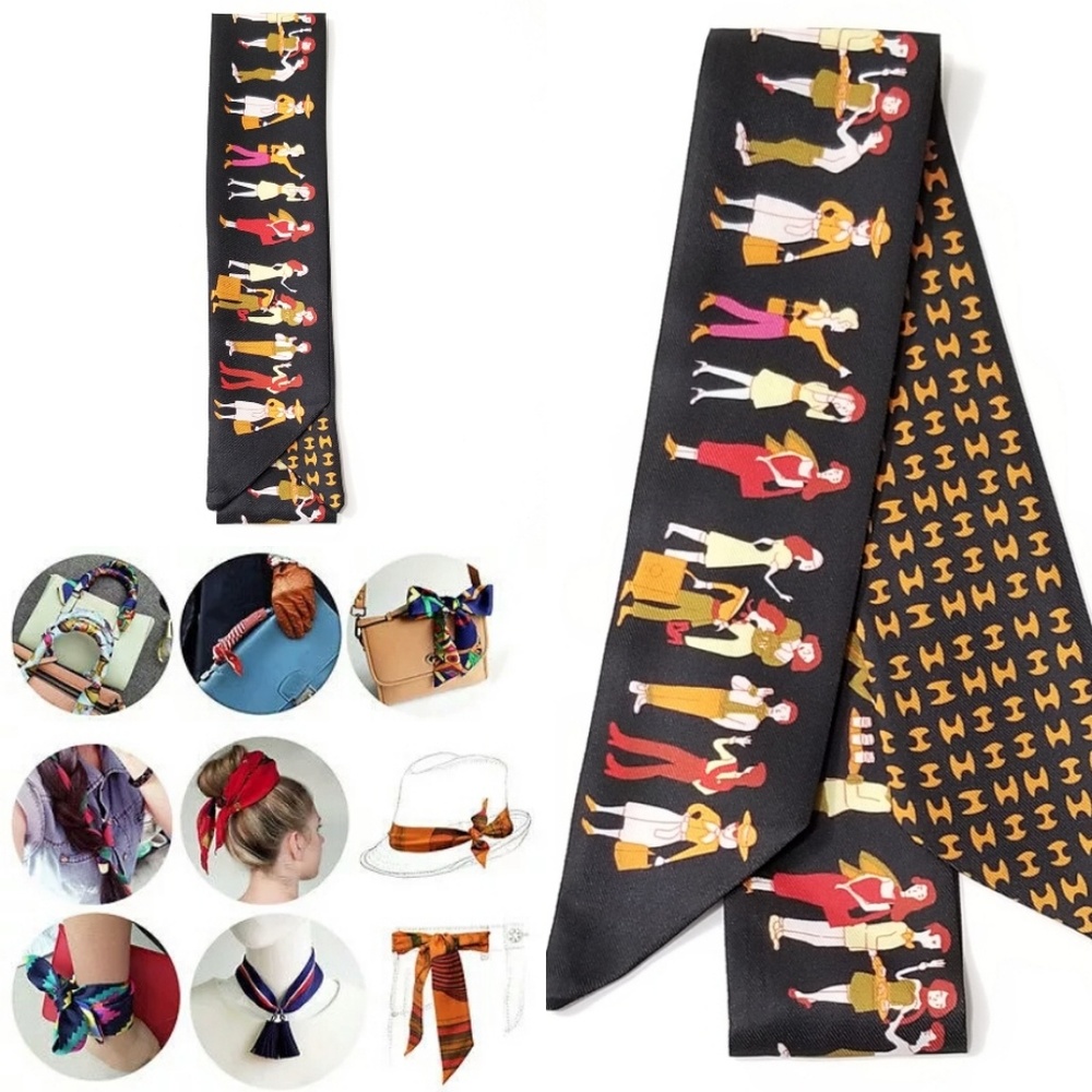 2pc Exquisite Classical Design Cotton Scarves